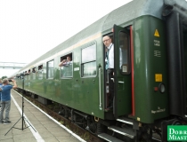 Zabytkowy parowóz przyjechał do Dobrego Miasta (14)