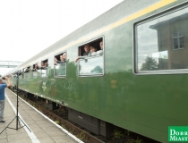 Zabytkowy parowóz przyjechał do Dobrego Miasta (15)