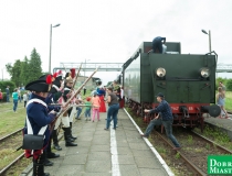 Zabytkowy parowóz przyjechał do Dobrego Miasta (6)