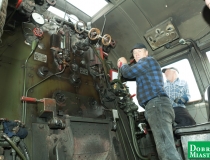 Zabytkowy parowóz przyjechał do Dobrego Miasta (9)